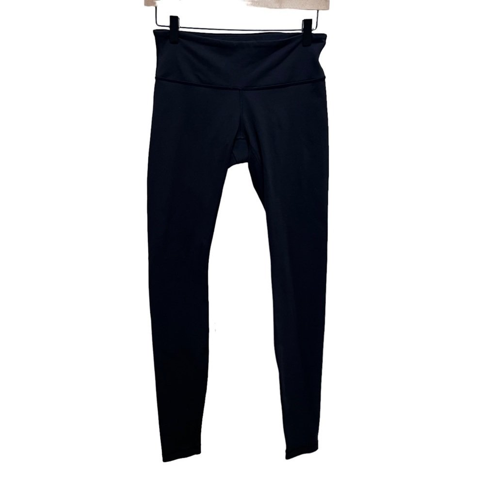 Lululemon Wunder Under Pant Black Size 6 Sporty Yoga Activewear